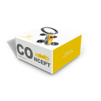 Racing Car Keychain Yellow