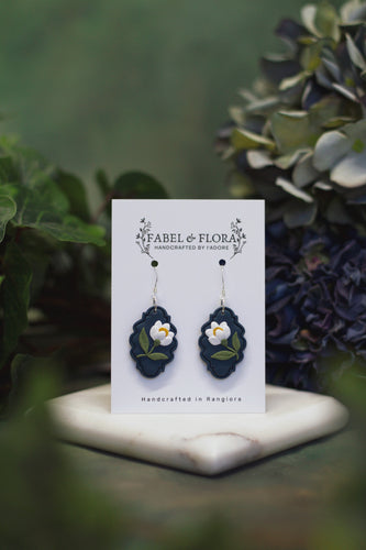 Magnolia Handcrafted Earrings