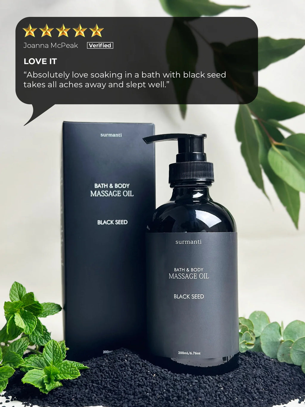 Black Seed Bath & Body Massage Oil