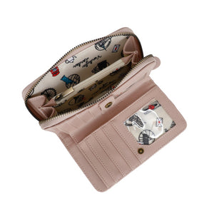 Perfumery Blush Medium Ziparound Wallet