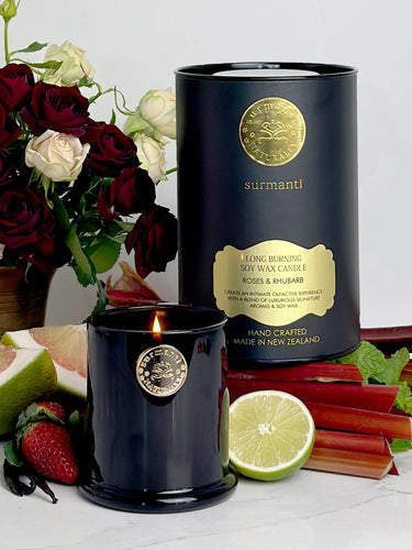 Roses & Rhubarb Candle