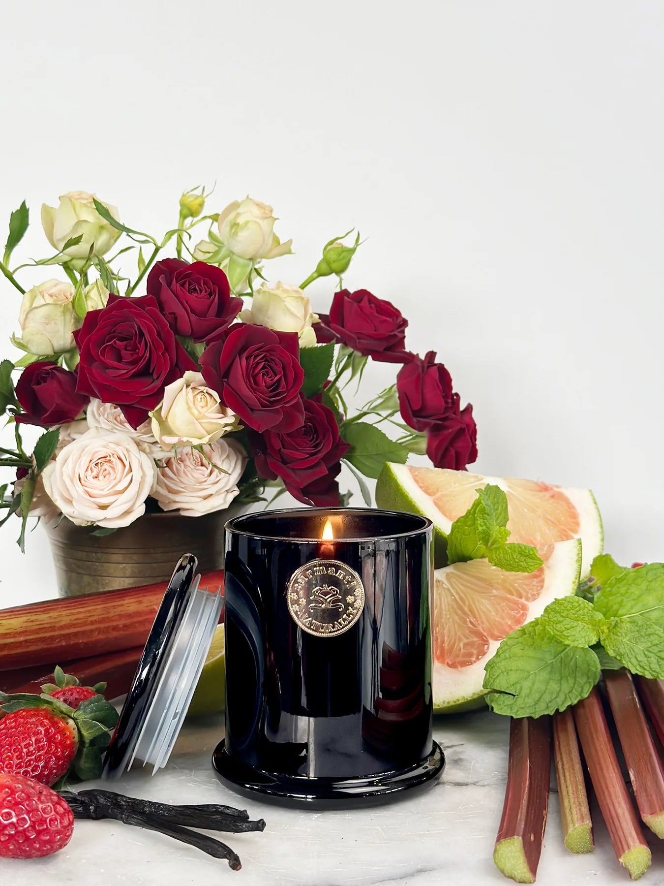 Roses & Rhubarb Candle