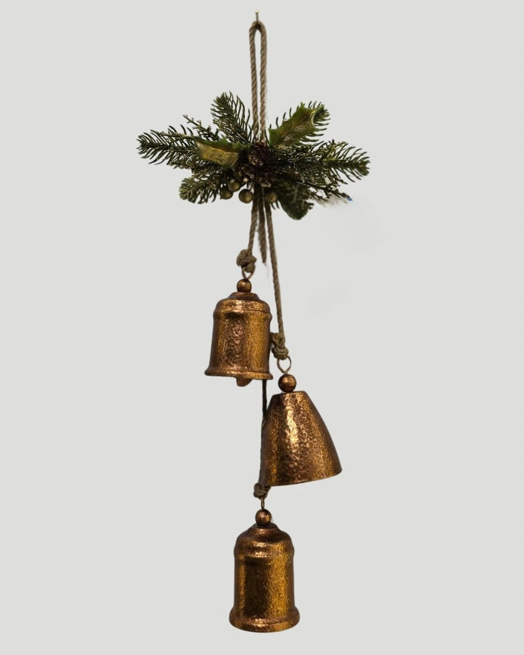 2026 Hanging Antique Copper Bell Trio