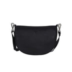 Natalie Small Leather Sling Black