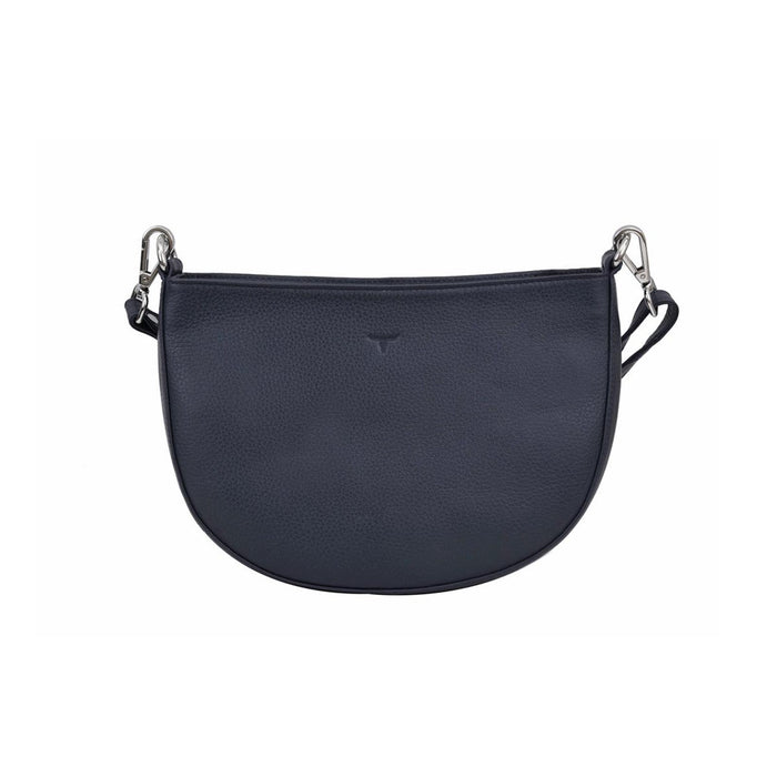 Natalie Small Leather Sling Navy