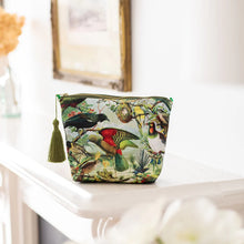 Load image into Gallery viewer, NZ Native Flowers Velvet Cosmetic Bag
