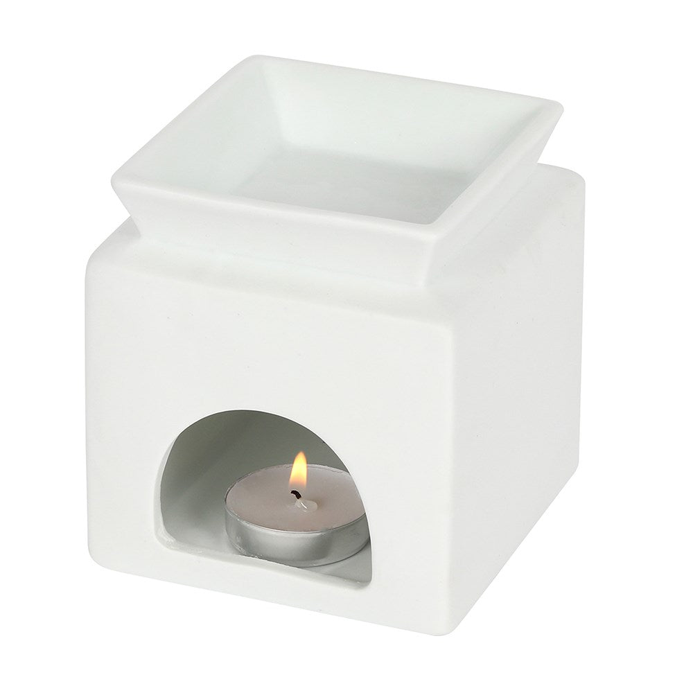White Love Cut Out Oil/Wax Burner