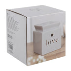 Grey Love Cut Out Oil/Wax Burner