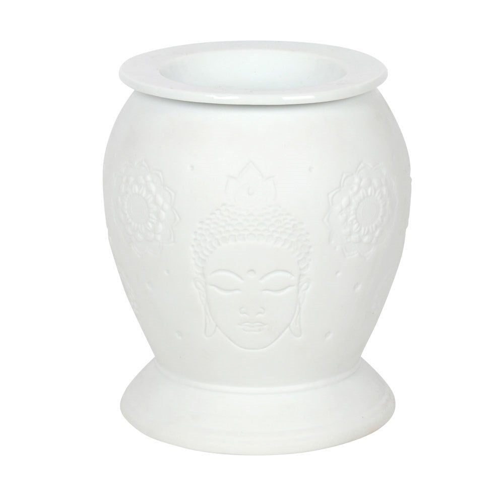 Buddha White Ceramic Electric Oil Burner