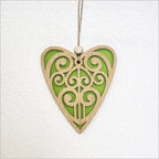 Hanging Koru Heart