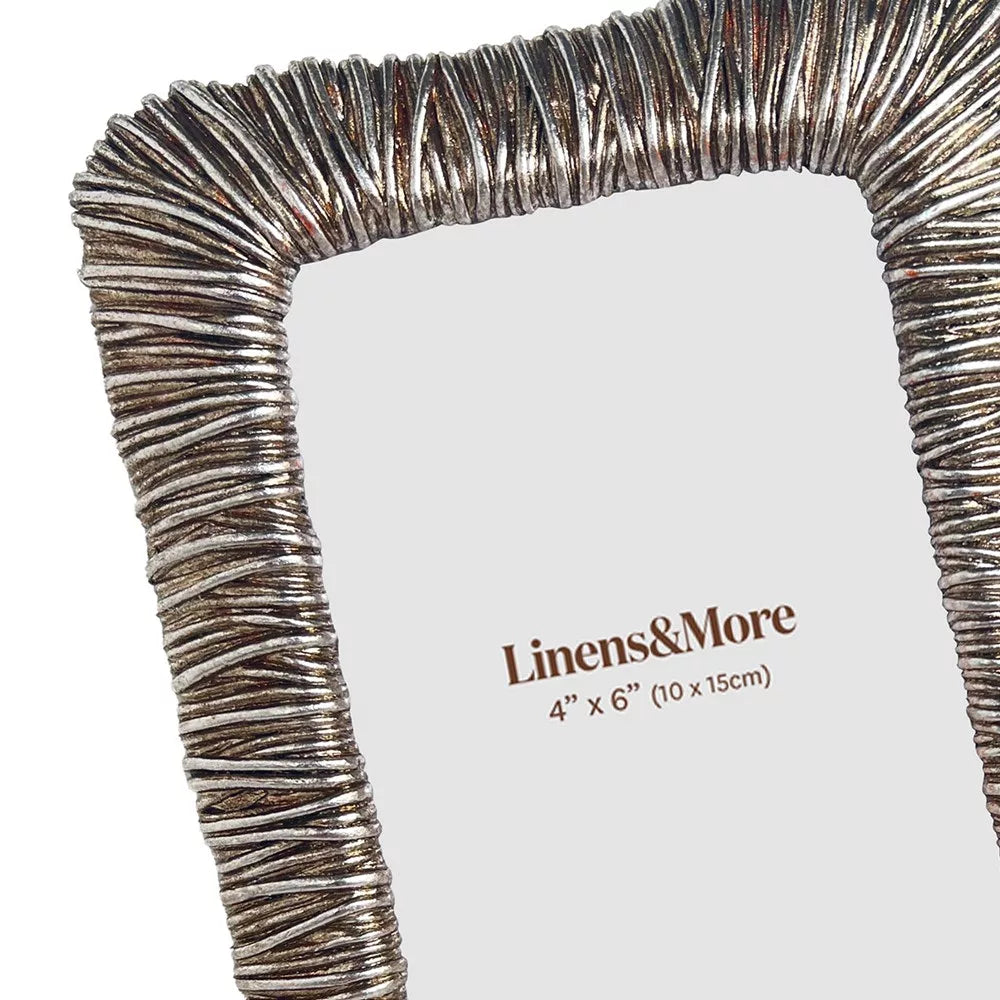 Silver Wire Photo Frame 4x6