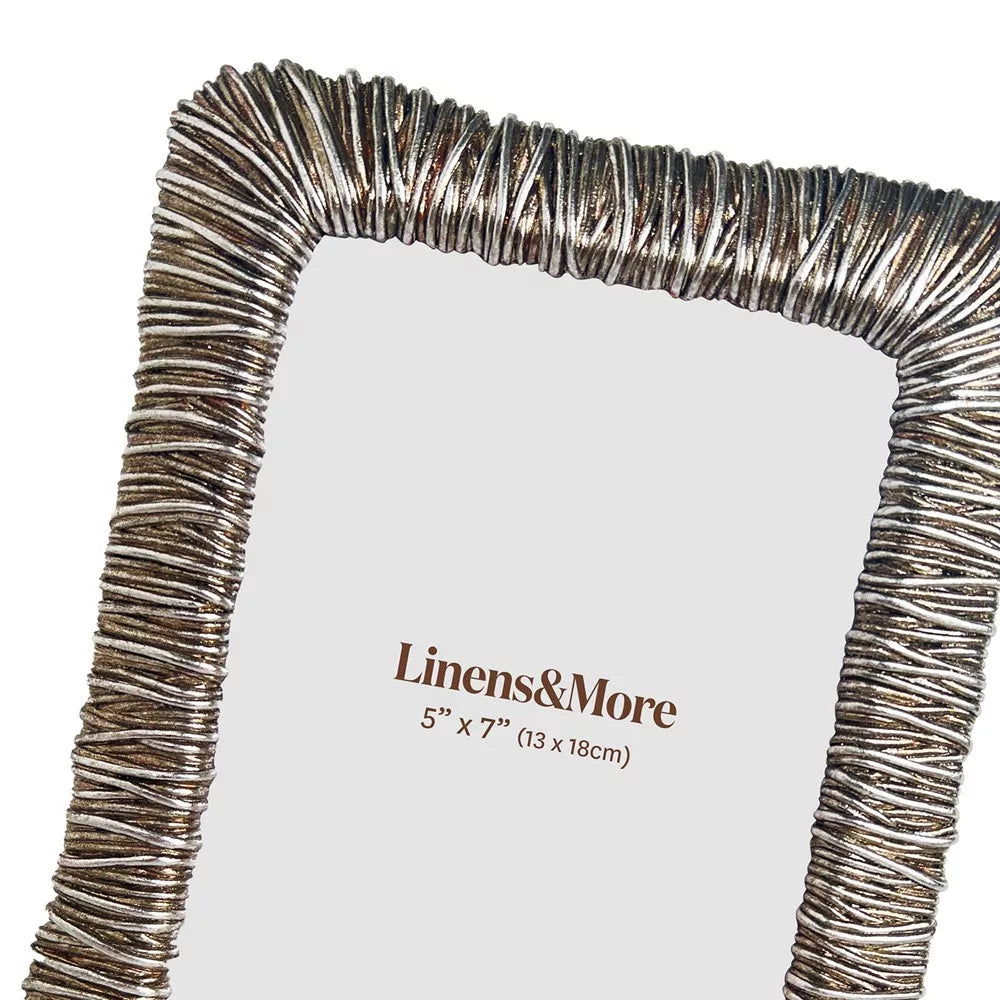 Silver Wire Photo Frame 5x7