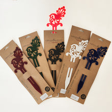 Load image into Gallery viewer, Acrylic Plant Stake Koru Fantail