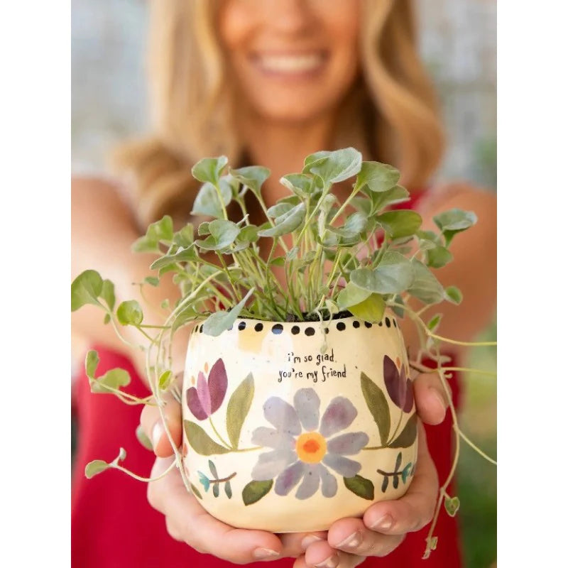 My Friend Give Happy Planter