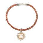 Family Circle of Love Charm Sterling Silver & Bronze