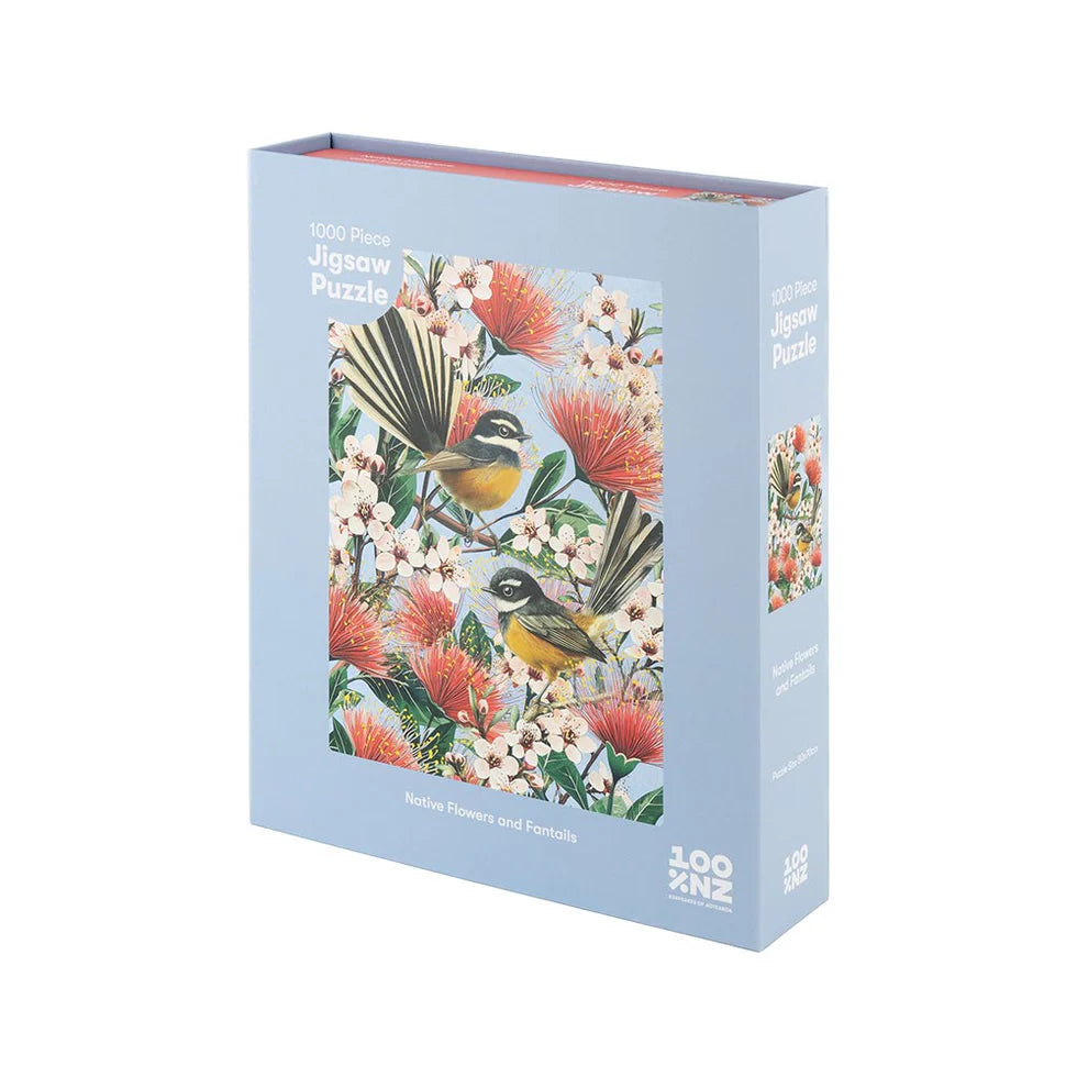 Native Flowers and Chatty Fantails Puzzle