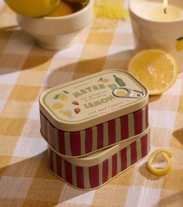 Meyer Lemon Bistro Tin Candle