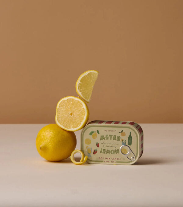 Meyer Lemon Bistro Tin Candle