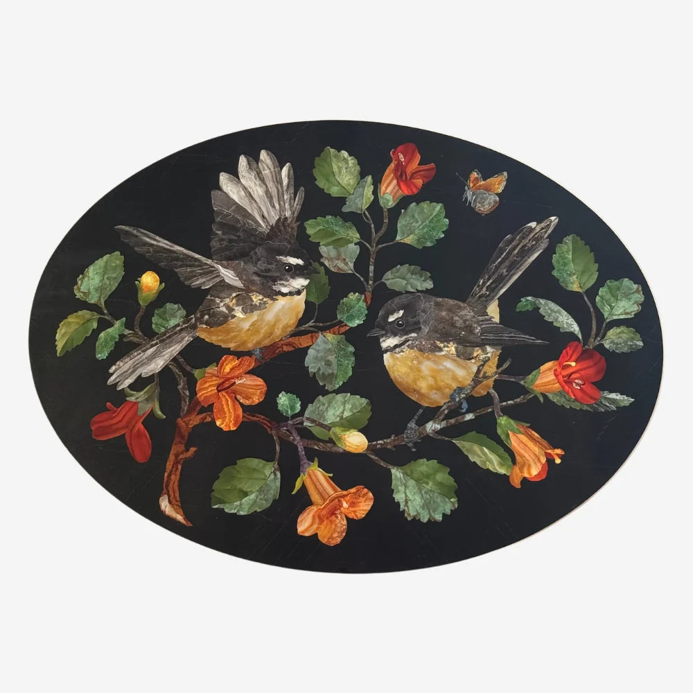 NZ Native Birds Oval Placemats Set of 4