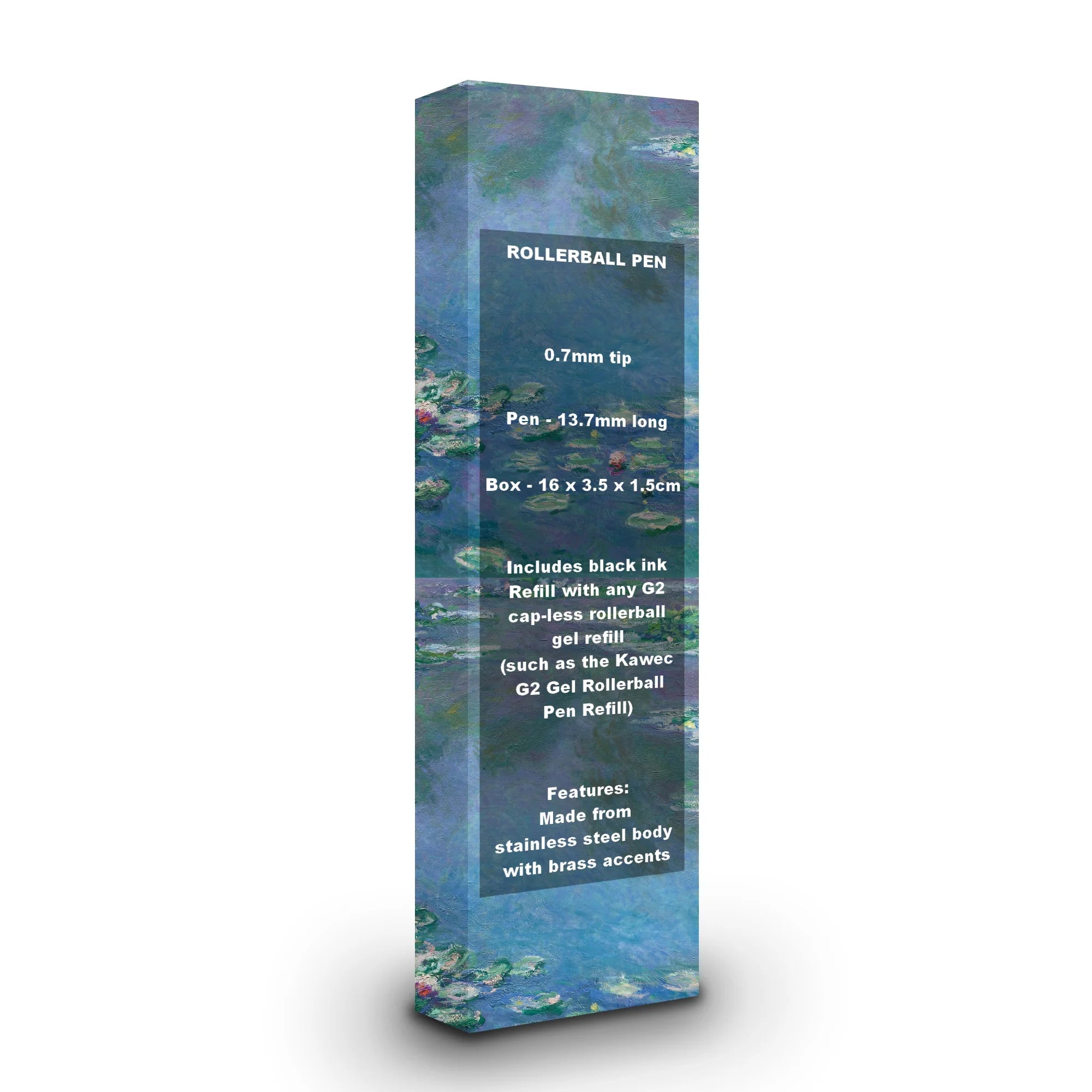 Rollerball Pen Water Lilies