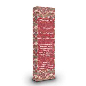 Rollerball Pen Strawberry Thief Red
