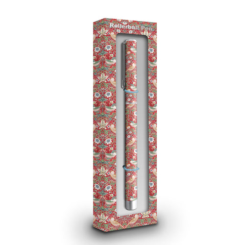 Rollerball Pen Strawberry Thief Red