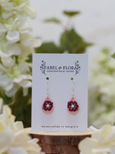 Load image into Gallery viewer, Pink Posie Handcrafted Earrings