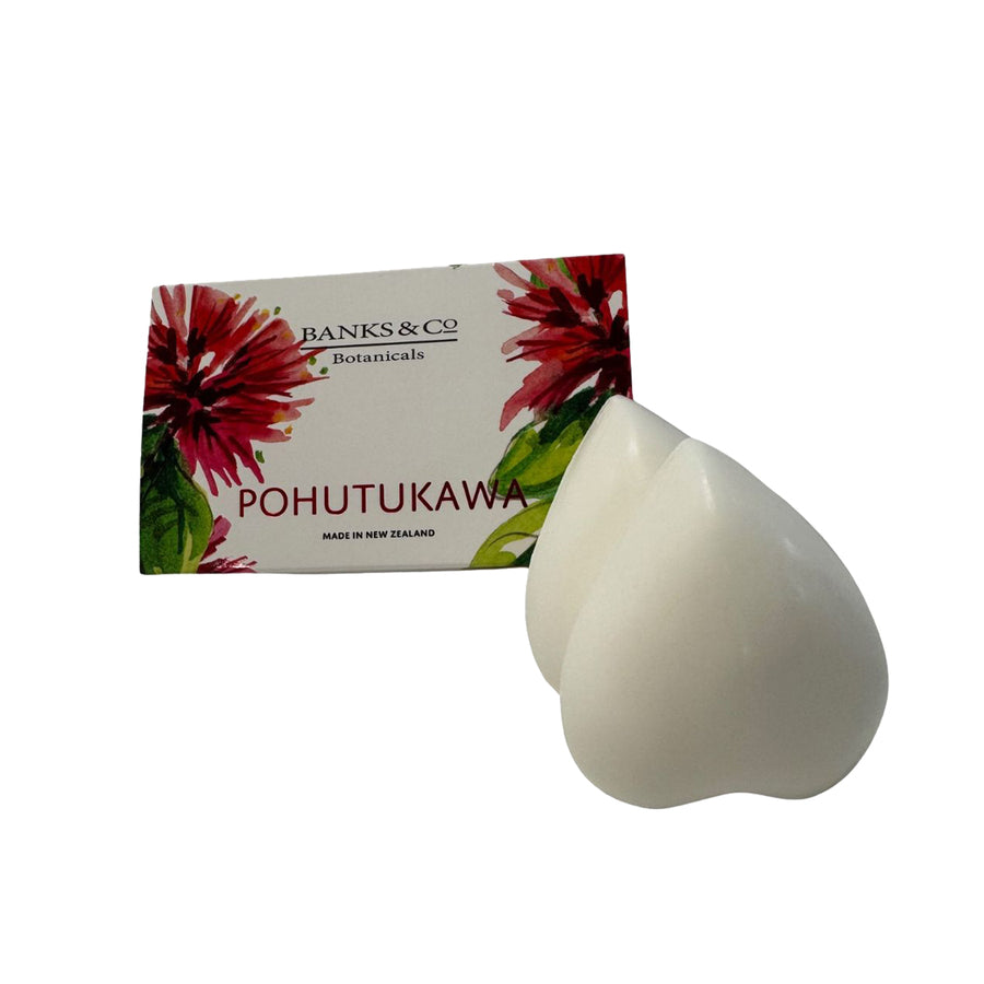Pohutukawa Boxed Heart Soaps x2