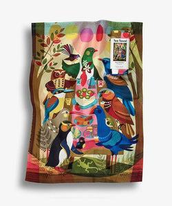 Party in the Forest Tea Towel