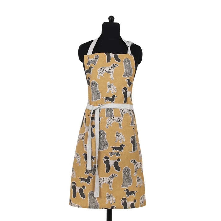 Woof Apron Yellow Sunset