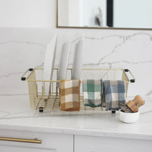 Load image into Gallery viewer, Double Check Waffle Dish Cloths Set 3