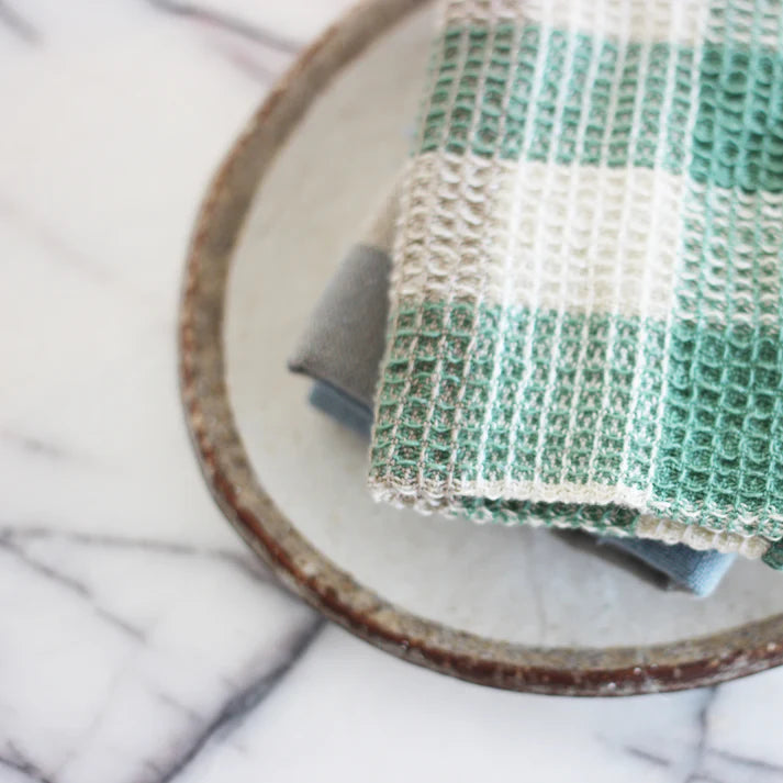 Double Check Waffle Dish Cloths Set 3