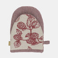 Berry Half Oven Glove Red