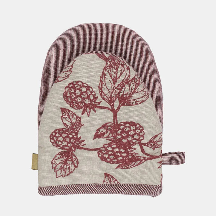 Berry Half Oven Glove Red