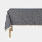 Berry Thin Stripe Table Cloth Blue