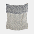 Berry Jacquard Throw Blue