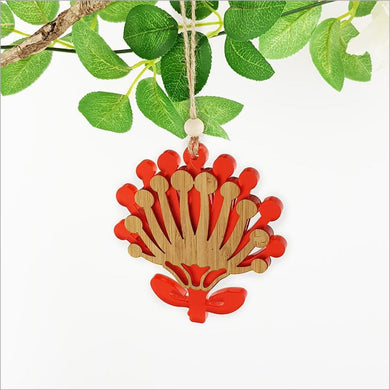 Hanging Pohutukawa Flower Red