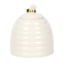 Load image into Gallery viewer, Bee Happy Ceramic Storage Jar