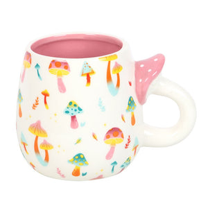 Funky Fungi Print Mushroom Mug