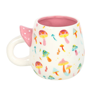 Funky Fungi Print Mushroom Mug