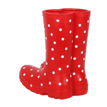 Load image into Gallery viewer, Red Welly Boot Planter