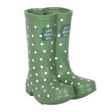 Load image into Gallery viewer, Light Green Welly Boot Planter