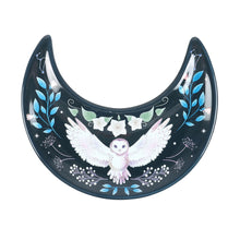 Load image into Gallery viewer, Crescent Moon Owl Trinket Dish