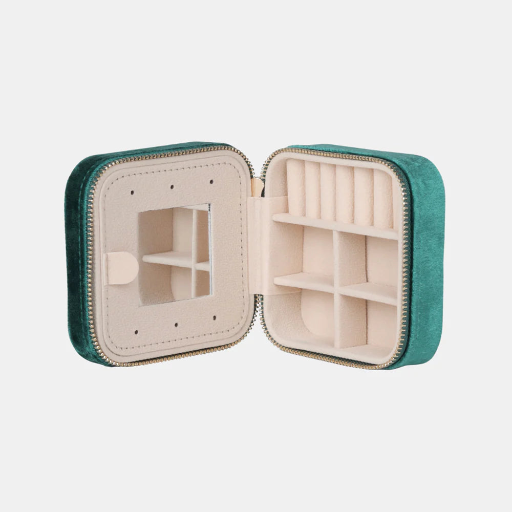 Brydie Square Emerald Jewellery Box