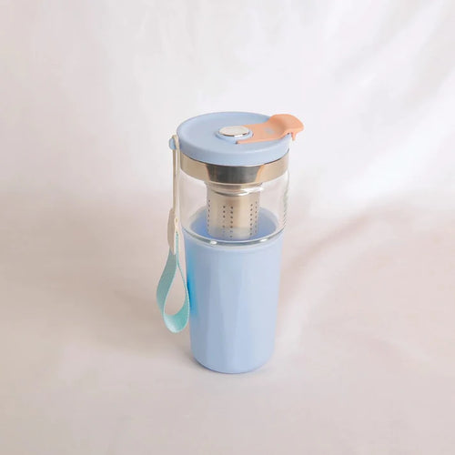 Insulated Travel Infuser Mug Blue