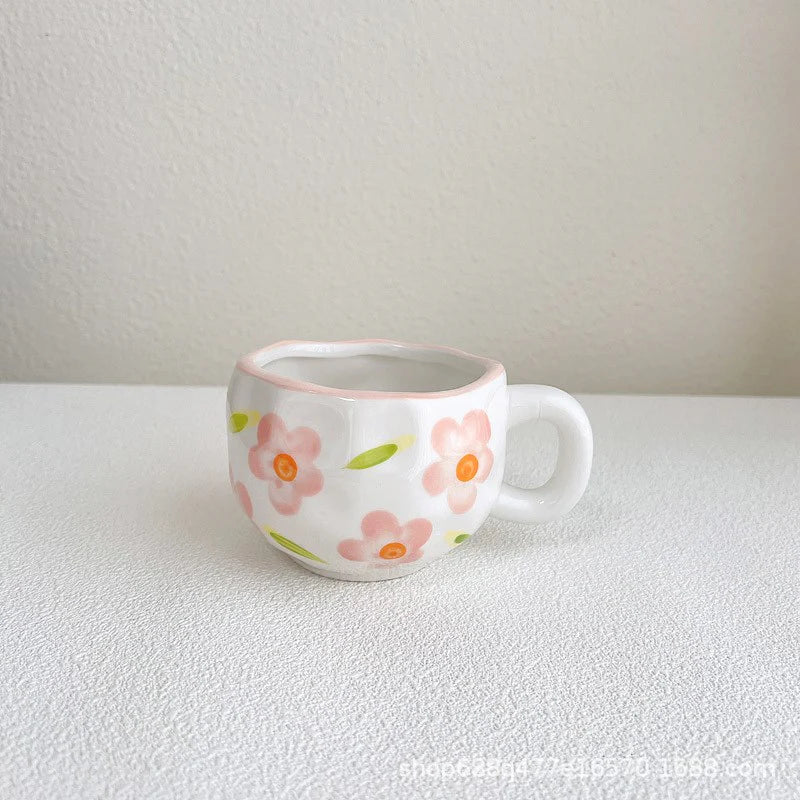 Elanor Mug Floral Pink
