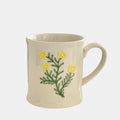 Levi Floral Mug Oat Yellow