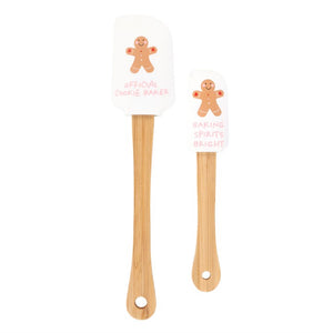 Gingerbread Man Silicone Spatula Set