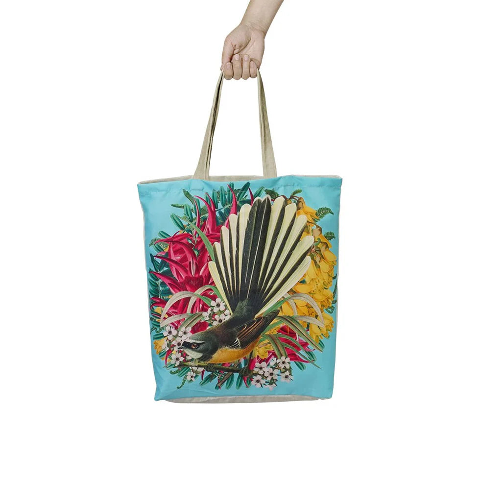 Botanical Fantail Shopping Bag
