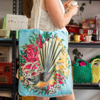 Botanical Fantail Shopping Bag